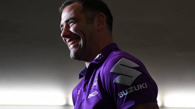 Olive branch: Alex McKinnon would like to have a coffee with Cameron Smith. Photo: NRL Photos

