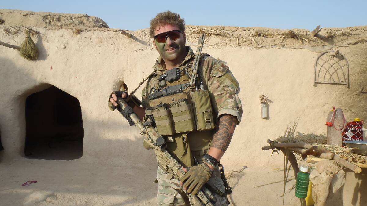 Then Private Hodgetts on operation with his sniper team in the Helmand Provence near the Kajakai Dam in Afghanistan.