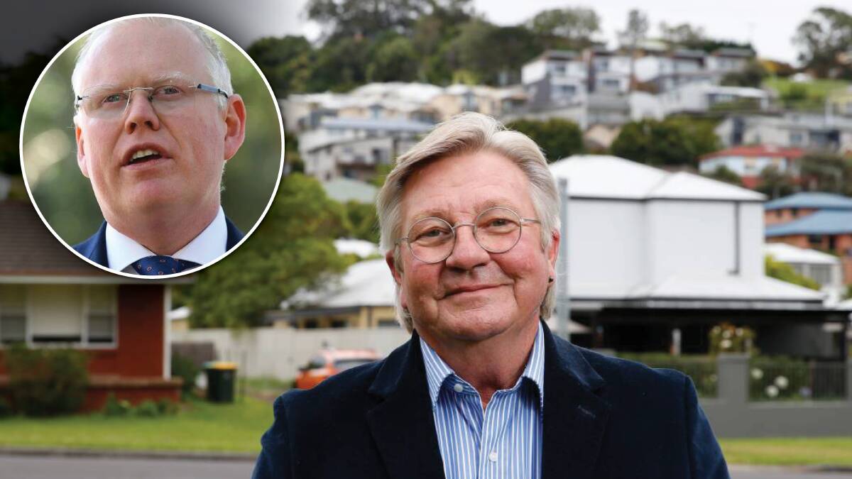 Kiama Mayor Neil Reilly is disappointed no clear decision has been made on who will represent the electorate in parliament after the suspension of Gareth Ward (inset). Picture: Anna Warr