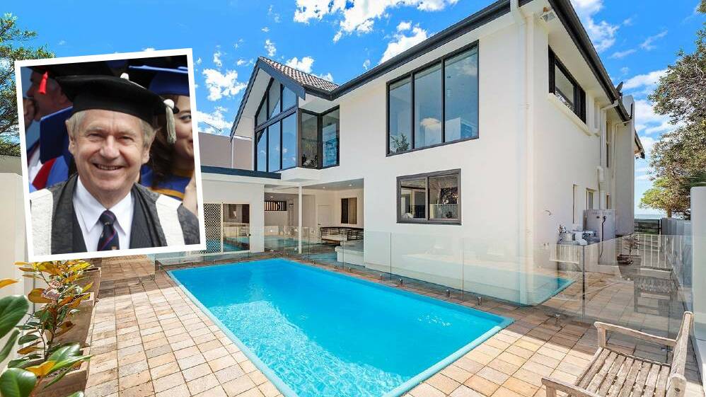 Professor Gerard Sutton's property, located at 64 Beach Drive, Woonona, sold for $4.2 million after 19 days on the market.