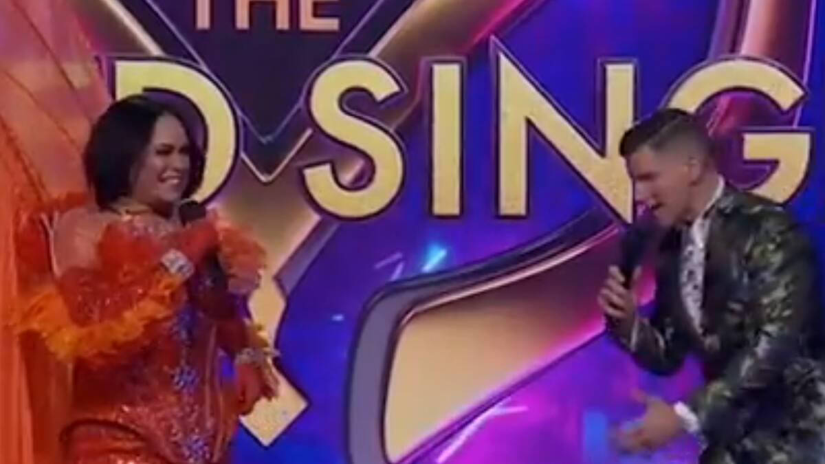 Masked Singer Christine Anu drops an f-bomb in TV interview