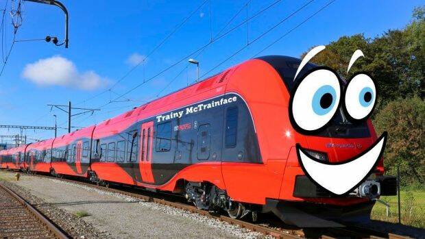 The people's choice: introducing Trainy McTrainface Photo: Twitter @MTRExpress