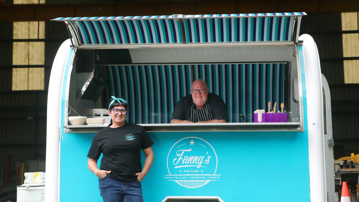 Experienced chef Anthony Green and Belinda Green dish out the delicacies from Fanny's Fab Fare. Pictures by Sylvia Liber