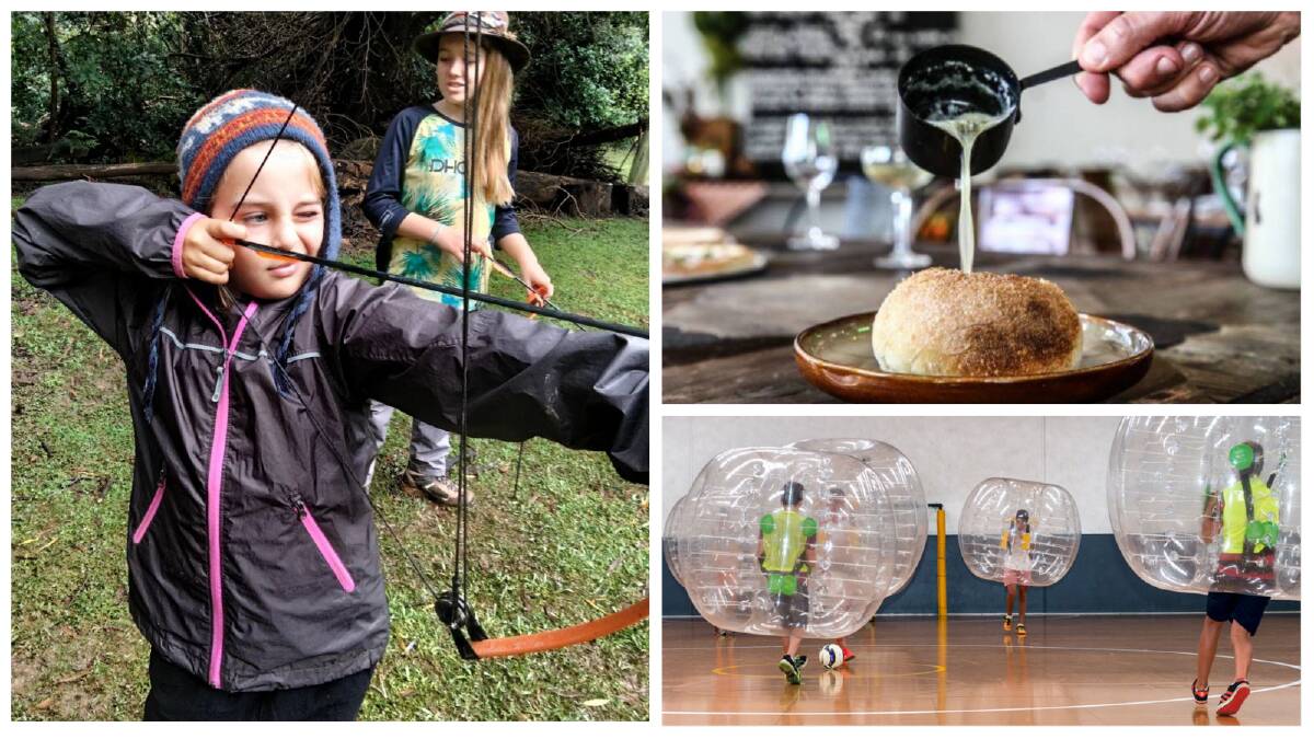 Experiences: Bush Magic Adventures, Kneading Ruby and Eight Fox Avenue Indoor Sports Centre.