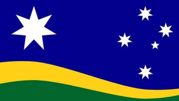 The Southern Horizon flag was the most popular among voters. Photo: Western Sydney University