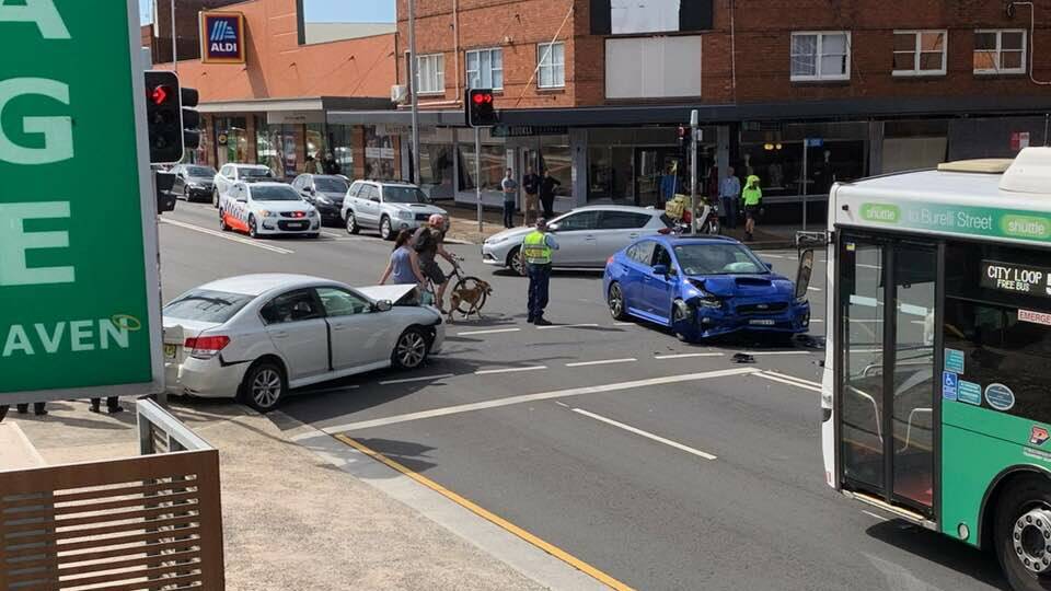 Another recent crash at the Elliotts Road intersection in Fairy Meadow. Photo: supplied