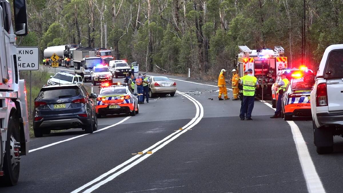 Two people were killed in a head-on crash on the Princes Highway at Jerrawangala in February.