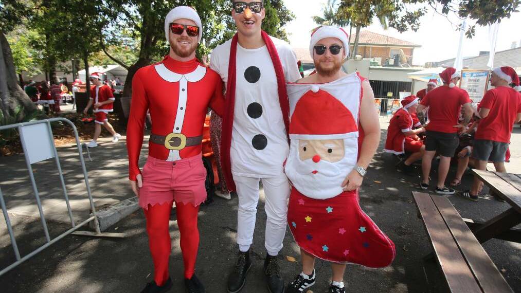 What Wollongong loves to wear to the Santa Claus Pub Crawl