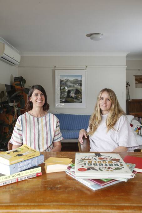 Perfect pairing: Biz Cranston's marketing and tech background and Laura Brading's career in publishing helped the two women create WellRead. Picture: Anna Warr.