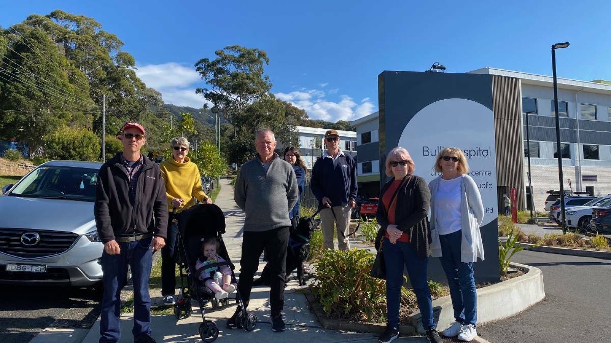 Members of the Old Bulli Hospital Community Action Group, who are calling for action on parking at the new hospital. Picture supplied