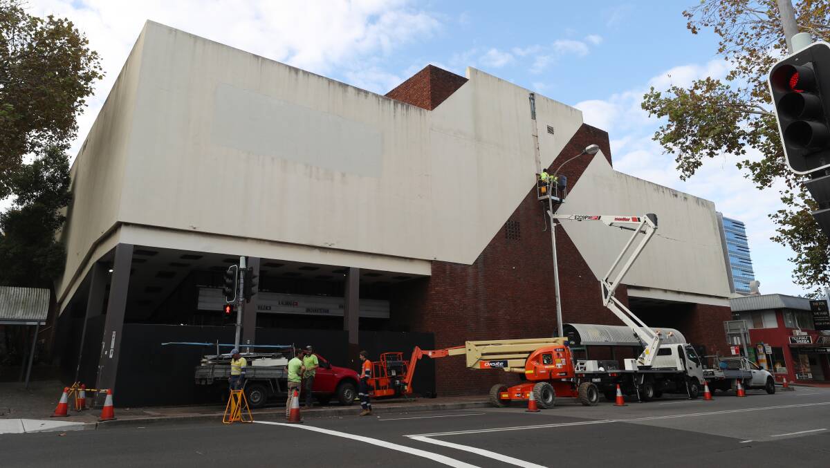 Signage has been removed from Wollongong's Greater Union cinema. Pictures by Robert Peet.