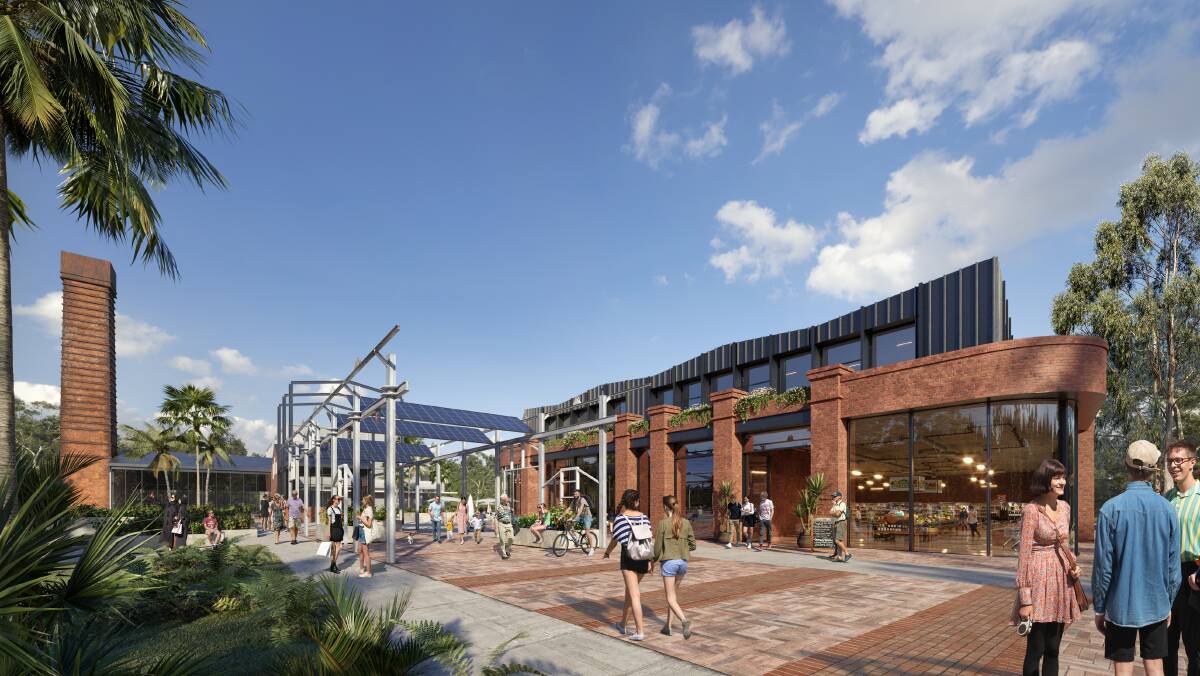 An artist's impression of the proposed 'heritage precinct'.