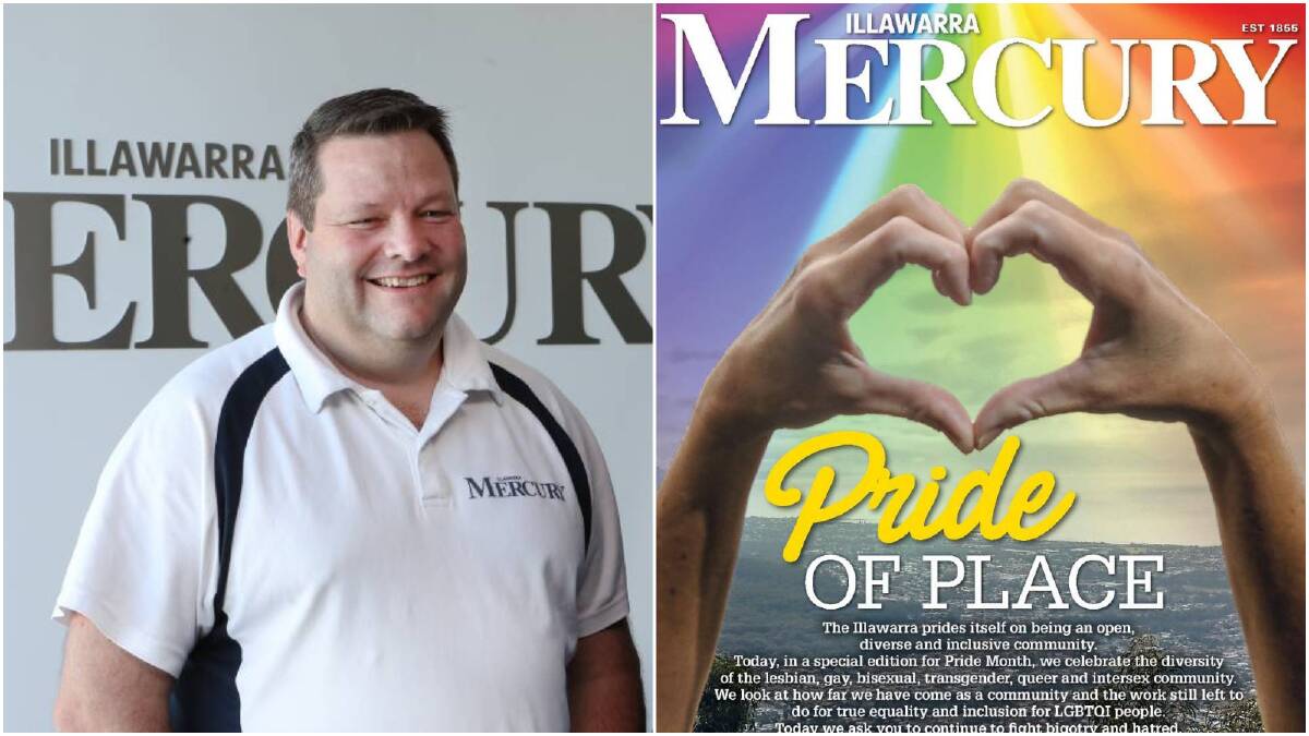 Outgoing Illawarra Mercury editor Julian O'Brien.