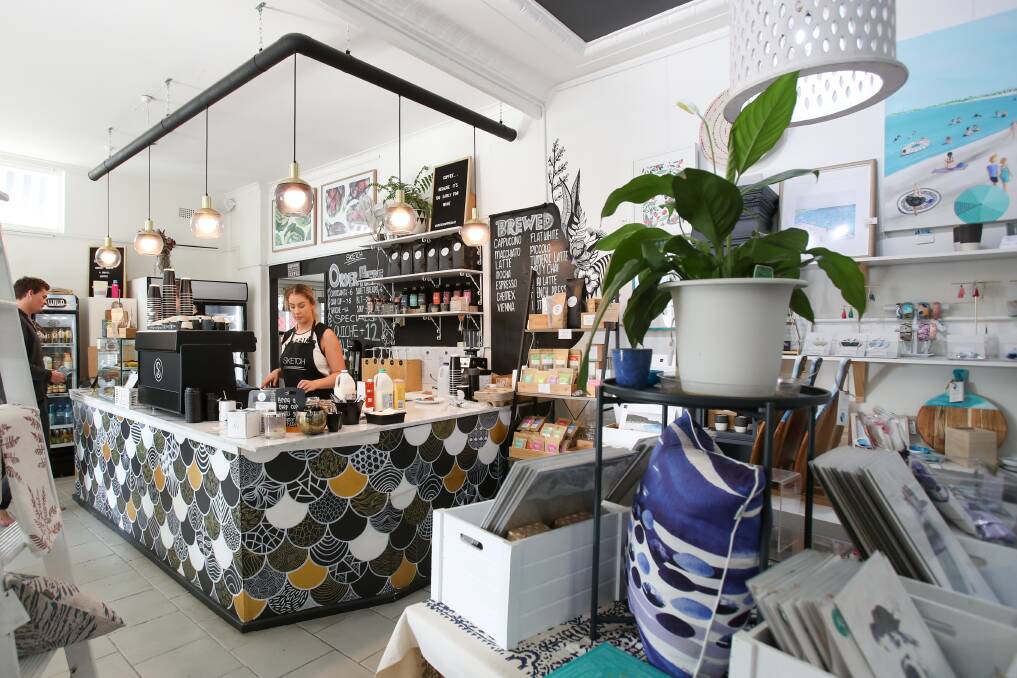 Sketch at Towradgi mixes family and business, art and coffee. Photo: Adam McLean