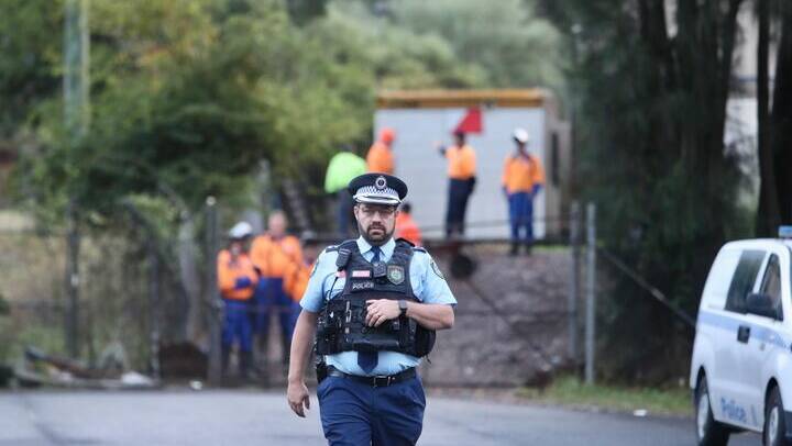 Police were called to the protest however no arrests were made. Picture by Sylvia Liber