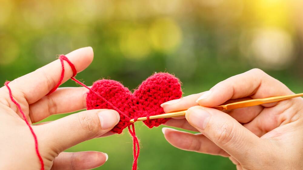 Good for the heart: Studies show immersing yourself in a craft can be beneficial to your health and wellbeing. Image: Shutterstock