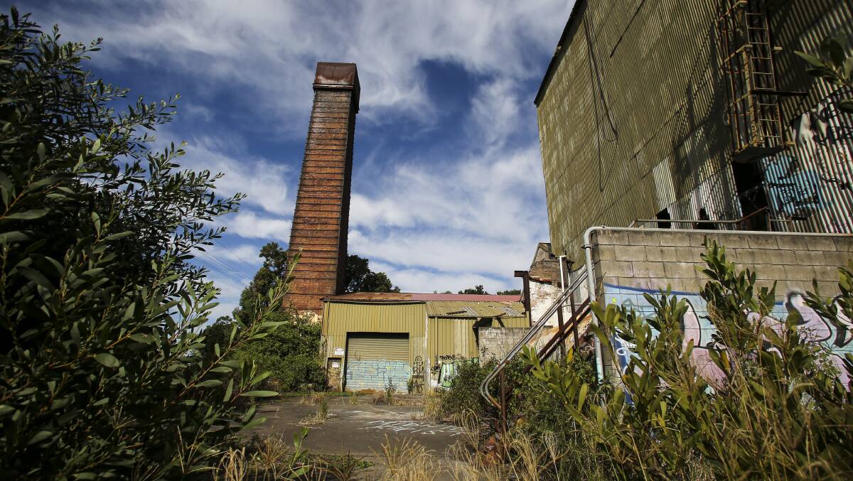 The derelict site of the old Corrimal cokeworks. Photo: Anna Warr