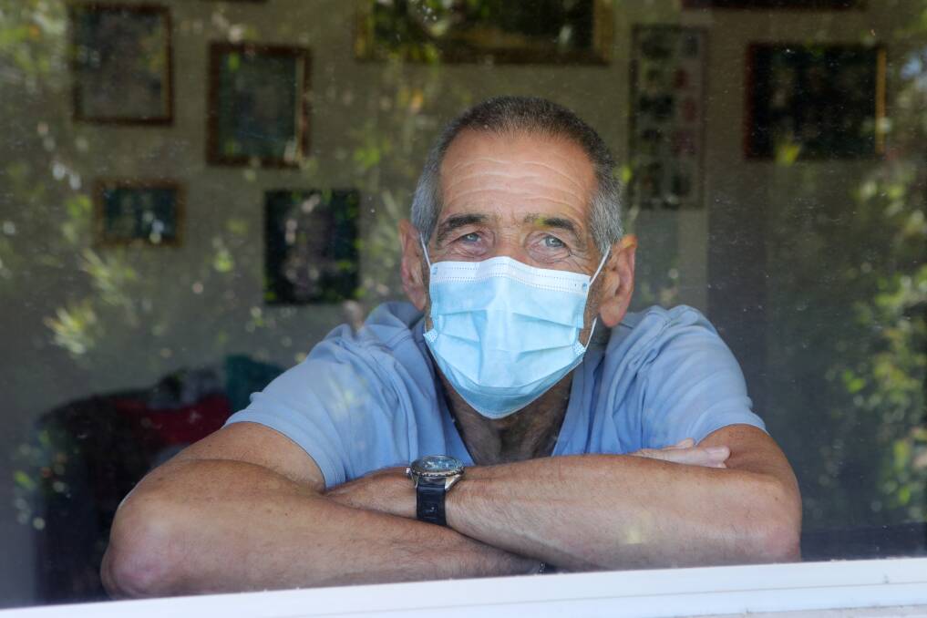 TAKE CARE: Darryl Glover remains tired and in isolation after catching COVID-19; the fit, vaccinated 74-year-old has urged others to take care. Picture: Sylvia Liber.