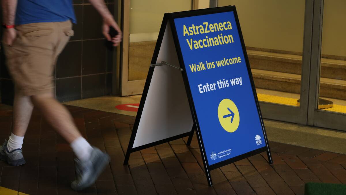 The Wollongong vaccine hub now offers both Pfizer and Astra Zeneca vaccines. You can make an appointment online, or walk in for Astra Zeneca at selected times. Picture: Robert Peet.