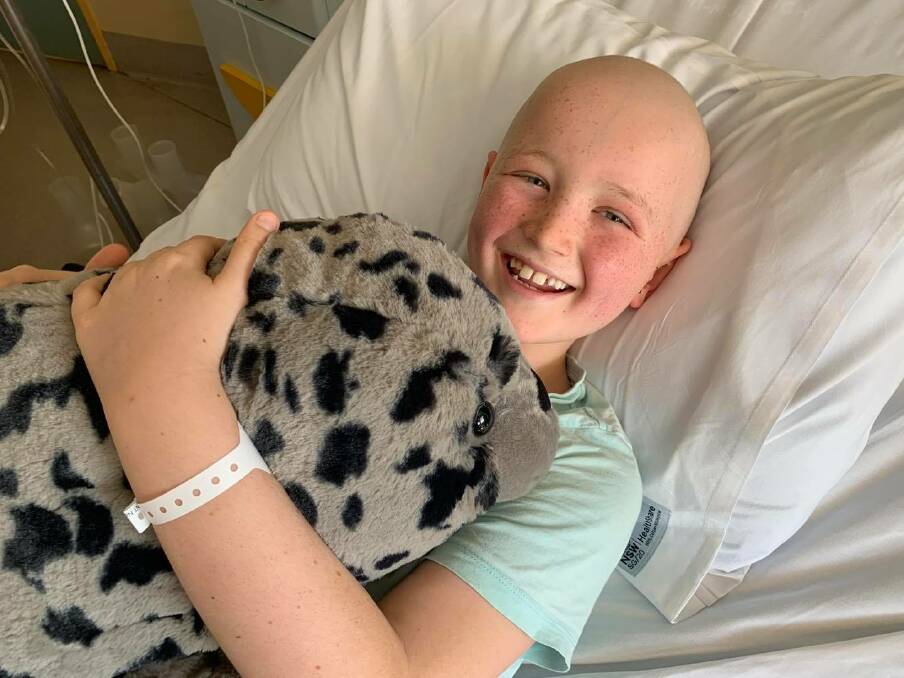 VIBRANT: Nine-year-old Harry Prosser was diagnosed with osteosarcoma last year. The Balgownie commuity has rallied around his family. Image supplied.