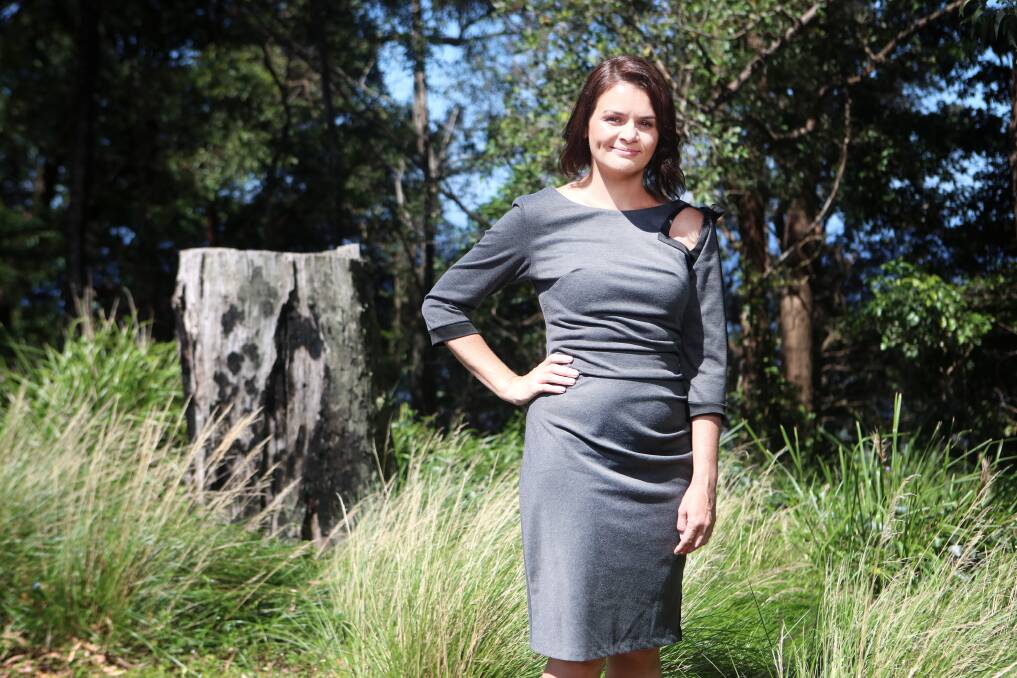 Mum, crisis support worker and psychology student Bianca Hunt has thrown her support behind a call to build a dedicated women's trauma recovery centre in the Illawarra. Picture: Sylvia Liber.