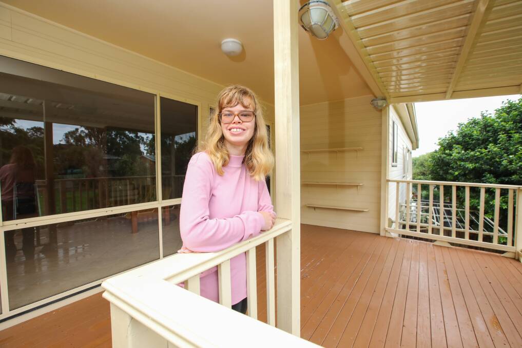 SWEET HOME: Kiama woman Carly Bishop is on the hunt for her perfect housemate - someone social, patient and polite. Picture: Wesley Lonergan.