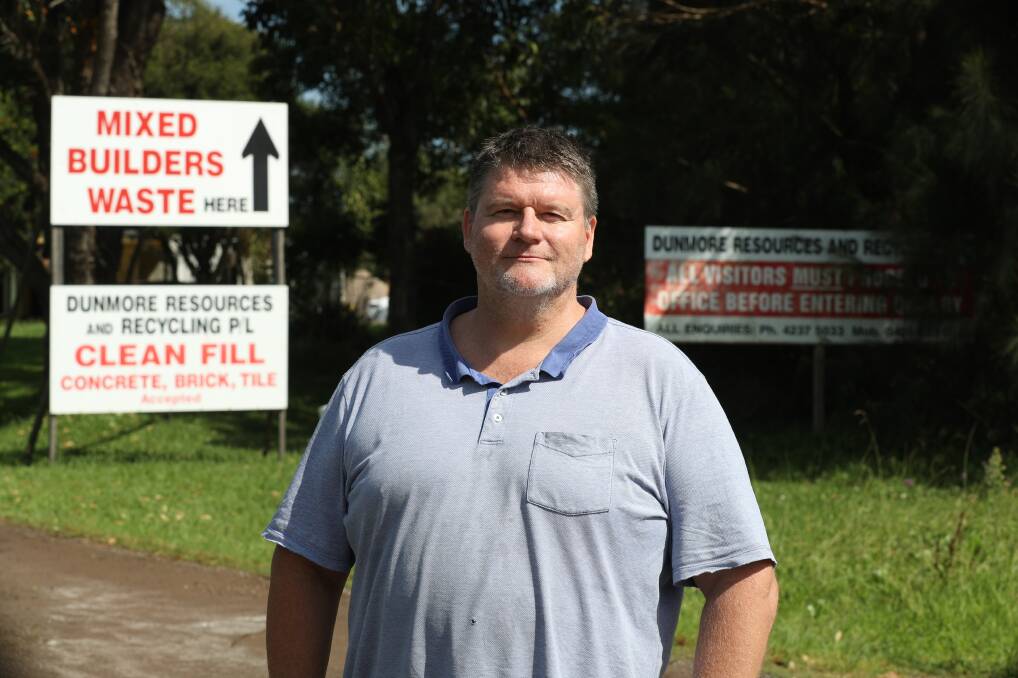  Dunmore Resources and Recycling owner Glen Steggles.. Picture: Robert Peet.
