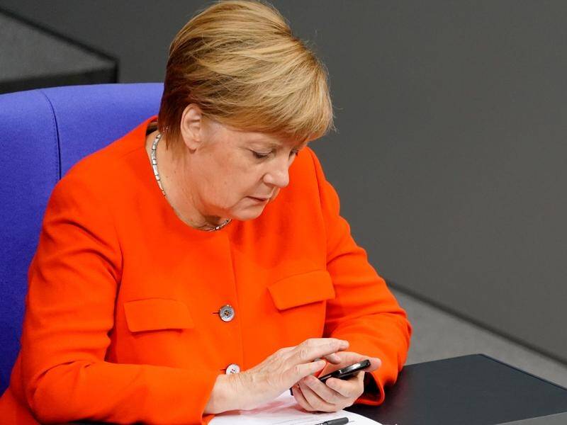 German Chancellor Angela Merkel has avoided having her data leaked online in a mass hacking.