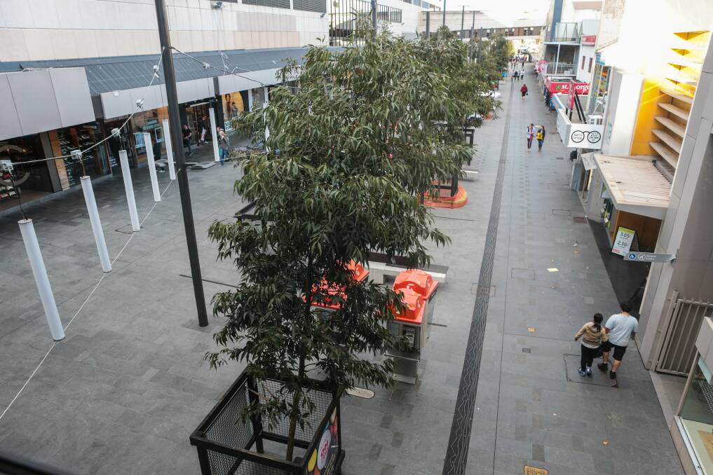 The Crown Street Mall revamp won the top urban design prize at the NSW Australian Institute of Architects awards. Picture: ADAM McLEAN