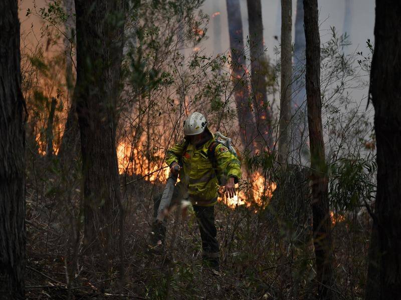 NSW fire crews are taking advantage of cooler conditions ahead of a forecast rise in temperatures.