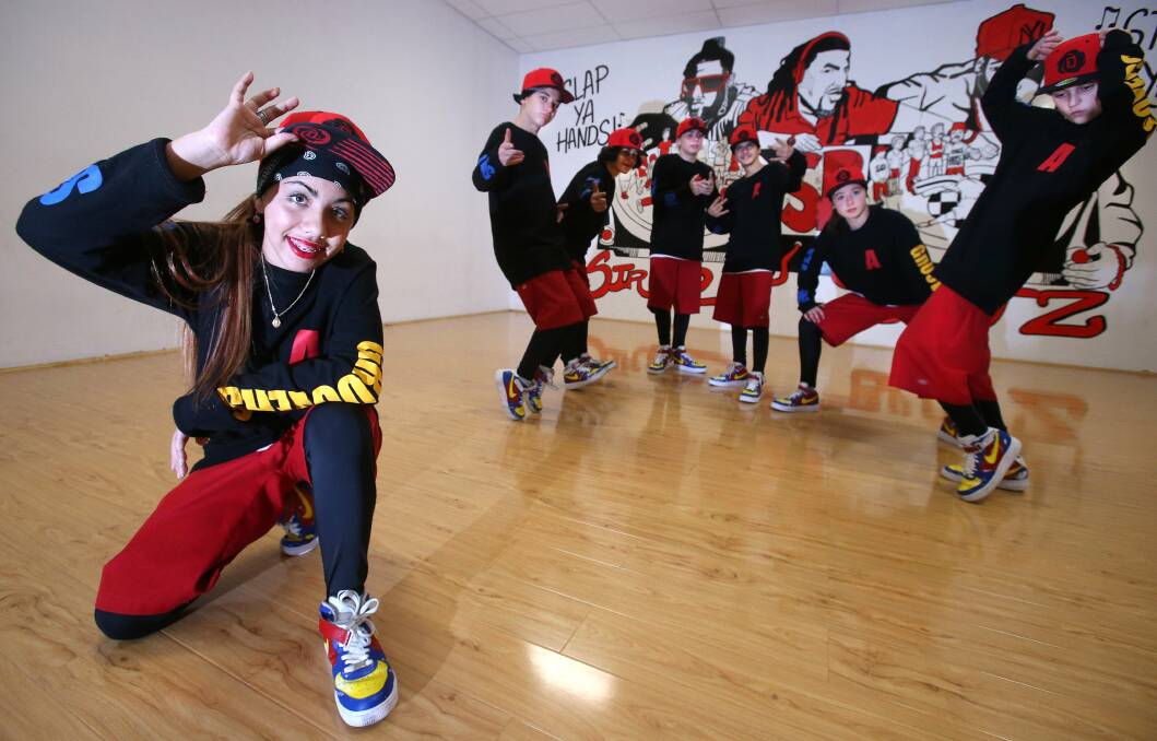 Macy Baez has not let her deafness get in the way of her dancing ambitions with the Illagroovers. Picture: KIRK GILMOUR