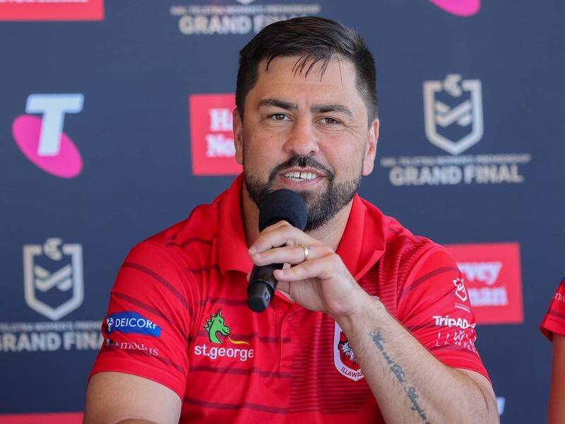 Dragons NRLW coach Jamie Soward has been appointed to lead Samoa's national women's team. Picture by Russell Freeman/AAP Photos