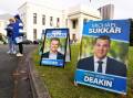 Former Liberal minister Michael Sukkar is leading Labor's Gregg Matt by 74 votes in Deakin.