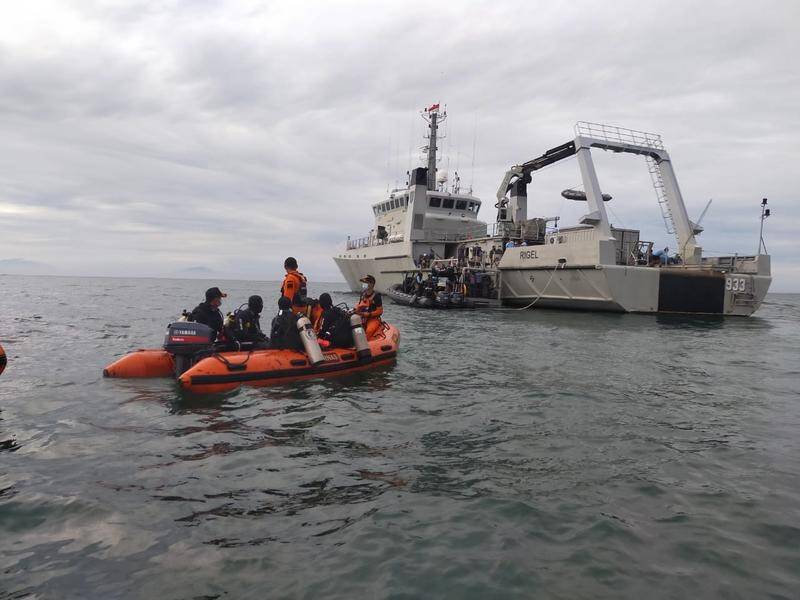 Two black boxes of a plane which disappeared after taking off have been found off the Jakarta coast.