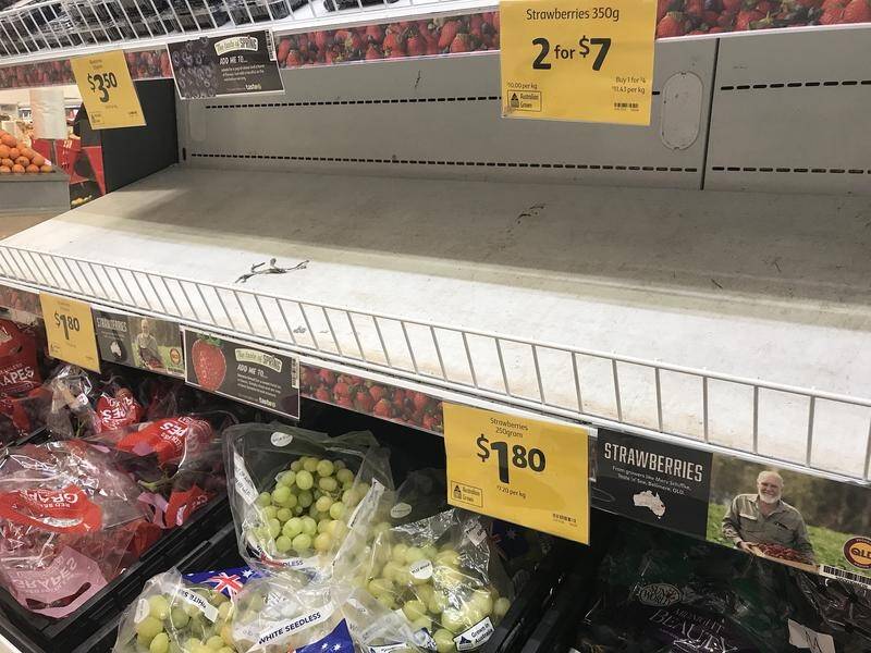 Coles has stopped stocking strawberries in most of Australia because of the sabotage.