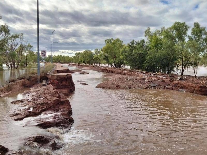 Flood watches are in place across northern Australia from northwest Queensland across NT to WA. (HANDOUT/ANDREA MYERS)