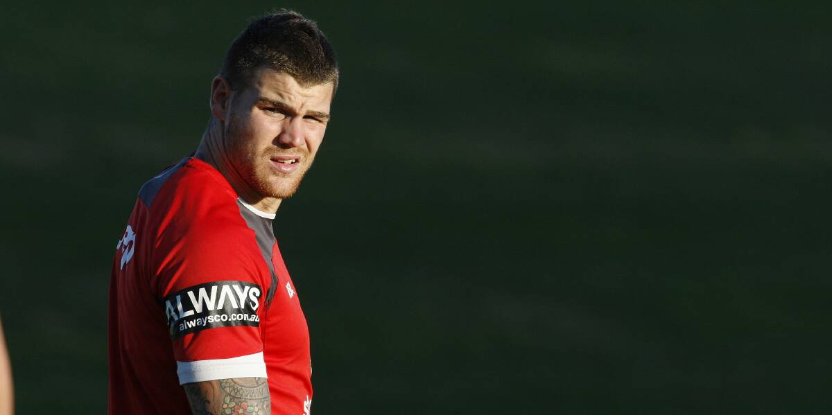 Fullback Josh Dugan says the Dragons have put their controversial loss to the Storm behind them as Saturday's match against the Warriors looms. Picture: ANDY ZAKELI
