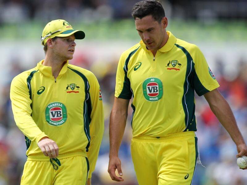 Steve Smith made his call about Australia Day after speaking with Indigenous teammate Scott Boland. (Richard Wainwright/AAP PHOTOS)