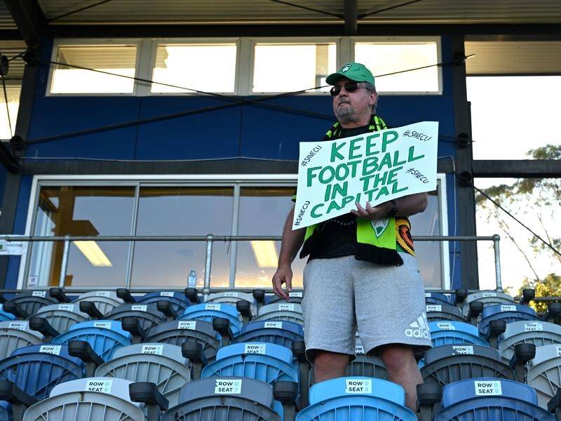 Canberra United players and fans are holding hope the team will remain in A-League Women. (Lukas Coch/AAP PHOTOS)