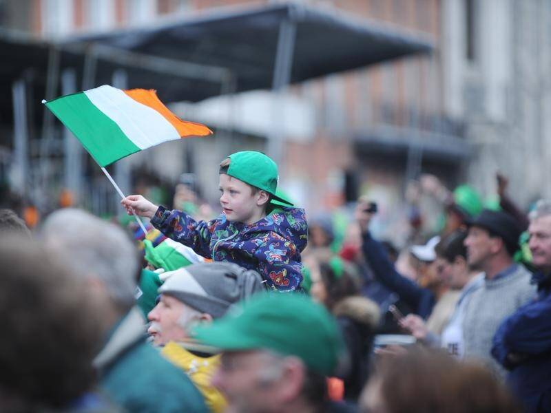 The annual St Patrick's Day parade in Dublin usually draws half a million people to the streets.
