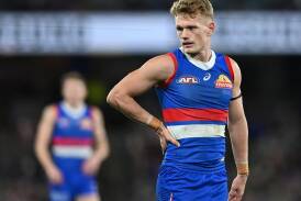 Adam Treloar and the Bulldogs will be desperate to right their past Eagles wrongs. (James Ross/AAP PHOTOS)