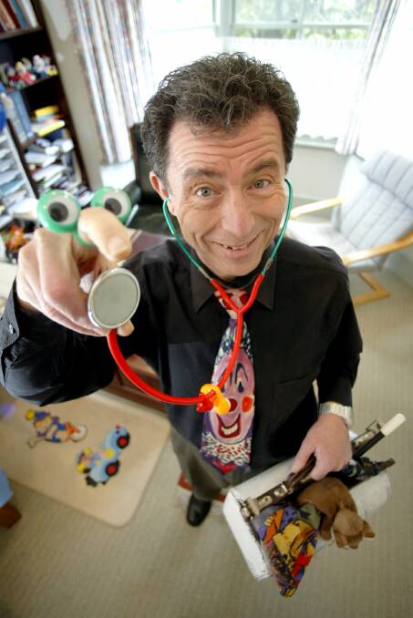 Also known as Dr Fruit-Loop, Dr Spitzer pioneered Australia’s clown doctor program.