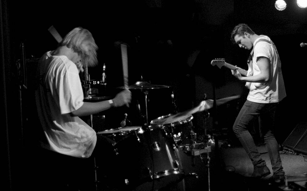 The Hockey Dad sound in honest and unpretentious, with simple, jangly guitar chords and rolling drums. Picture: DAVE FOX