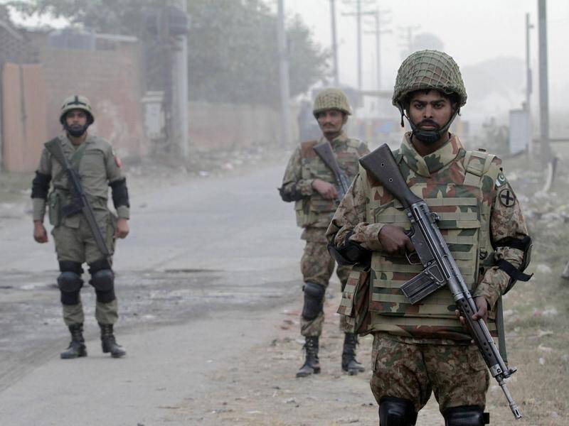 Pakistan's military say they have foiled an attack by militants on an air force training base. (EPA PHOTO)