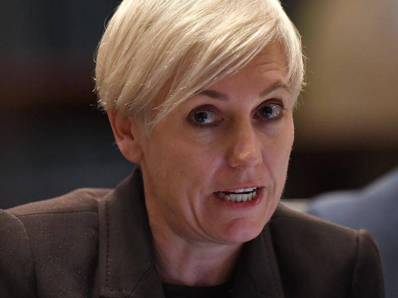 Cate Faehrmann revealed a Greens plan to legalise nicotine vapes for people over the age of 18. (Steven Saphore/AAP PHOTOS)