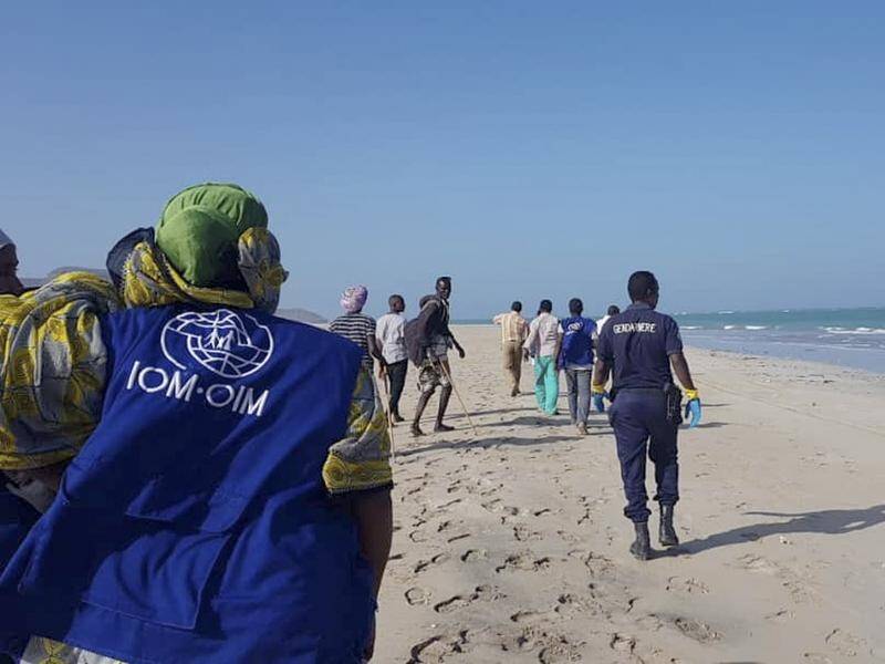 Up to 50 migrants drowned when a smuggler forced them into the sea off Yemen in 2018.