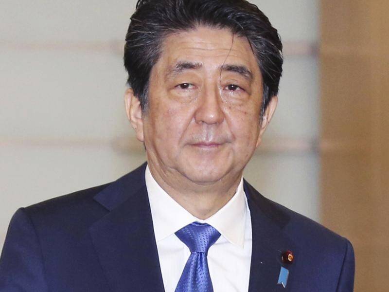 Japan's PM Shinzo Abe has ordered planes and a warship to the Middle East to protect Japan's ships.