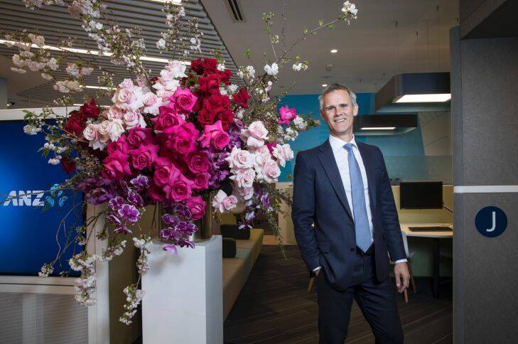 Fred Ohlsson, ANZ Bank group executive for Australia in the ANZ Chinatown branch in Sydney. Photo: Jessica Hromas