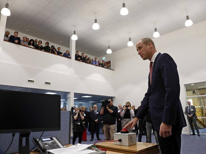 The Duke of Cambridge has launched a nuclear fusion test at the UK's Atomic Energy Authority.