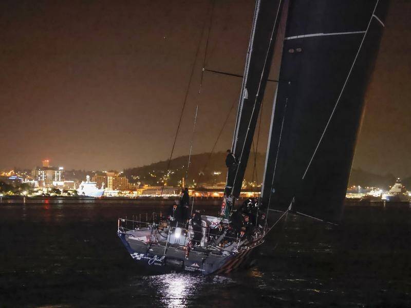 Supermaxi Black Jack has claimed line honours in the 76th Sydney to Hobart yacht race.